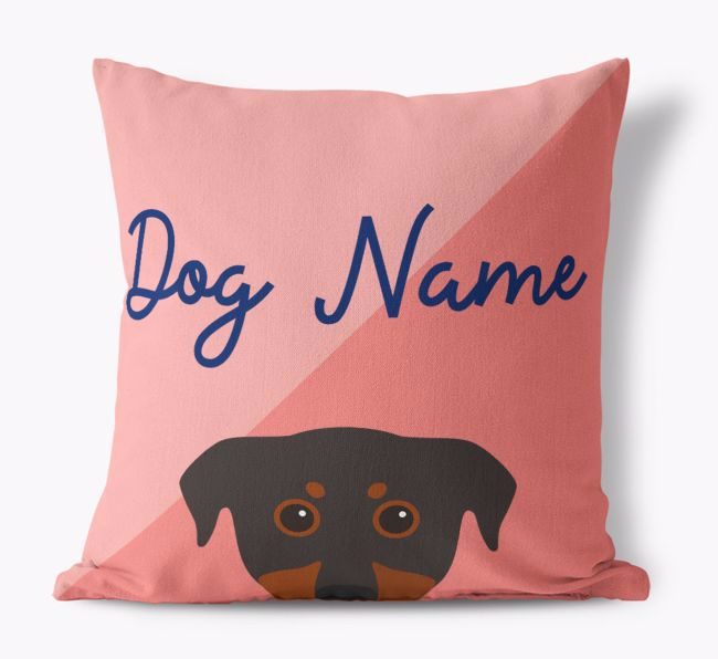 Peeking Name: Personalized {breedFullName} Pillow